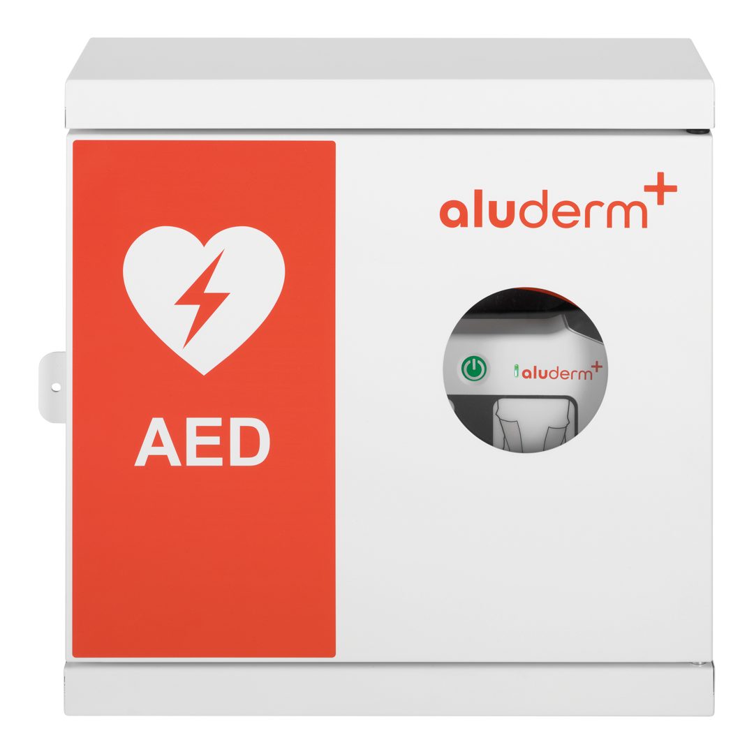 aluderm AED-Wandschrank S (mit Alarm)